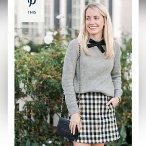 J Crew 100% Wool Skirt